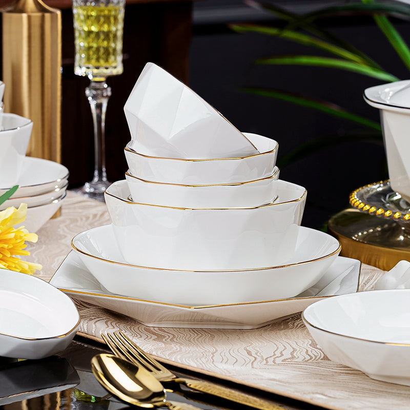 'Diamond' 58-Piece Dinner Set