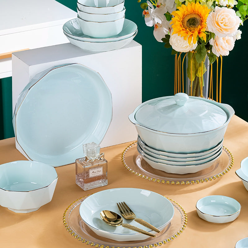 ‘Jade’ 56-Piece Dinner Set