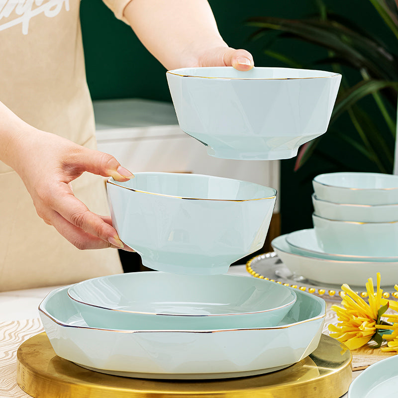 ‘Jade’ 56-Piece Dinner Set