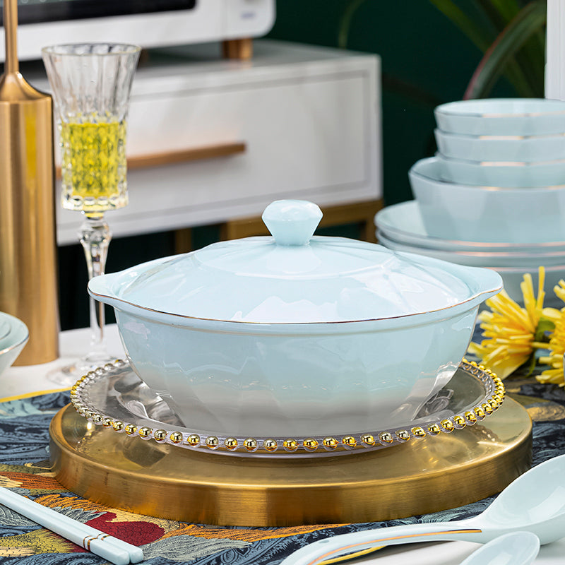 ‘Jade’ 56-Piece Dinner Set