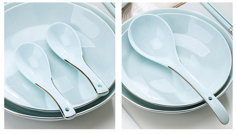 ‘Jade’ 56-Piece Dinner Set