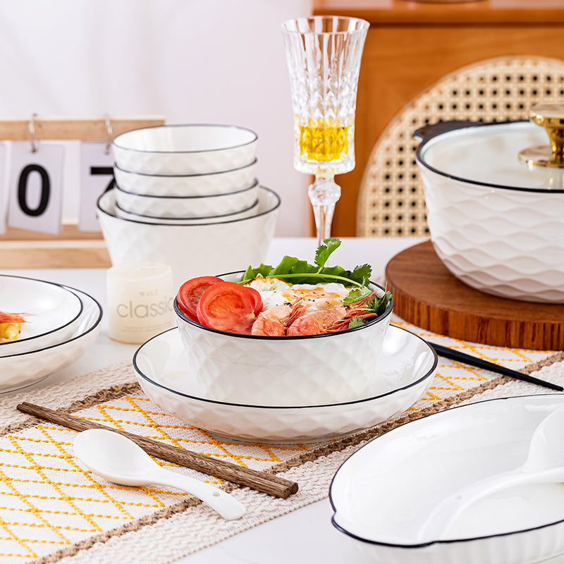 ‘Rosie’ 47-Piece Dinner Set