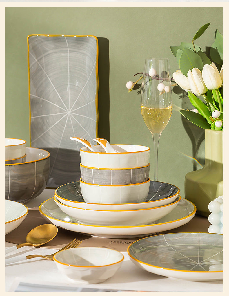 ‘Freya’ 54-Piece Dinner Set