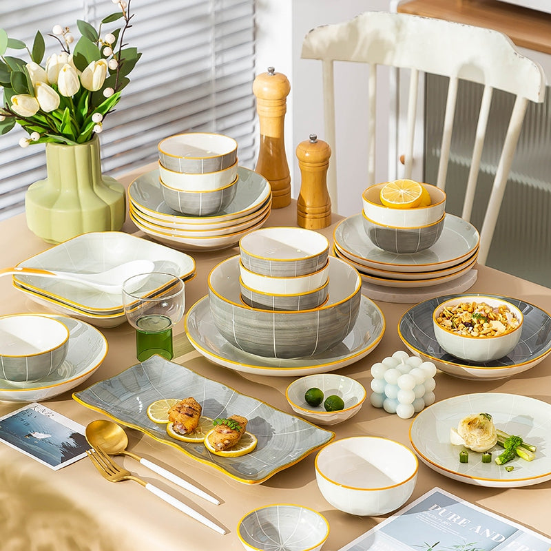 ‘Freya’ 54-Piece Dinner Set