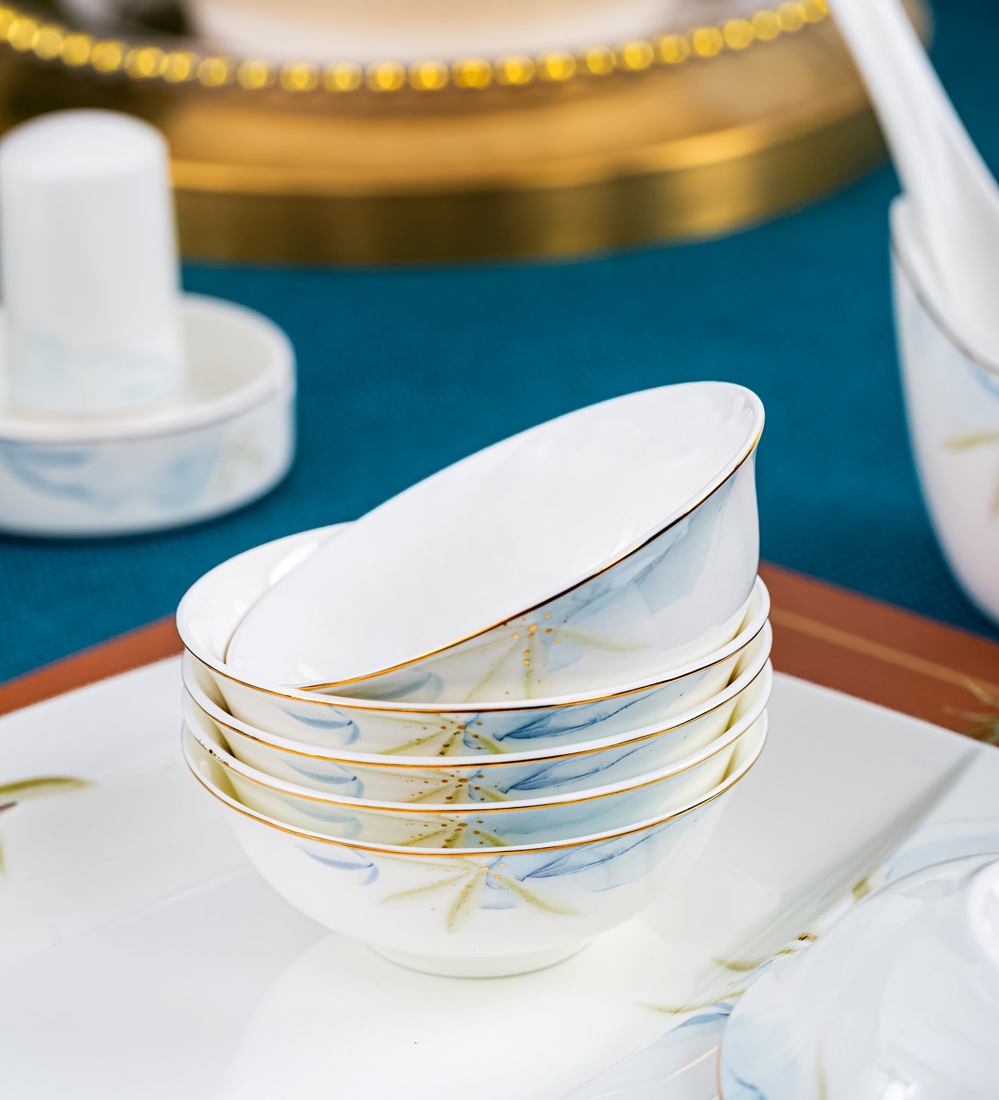 'Water Lily' 60-Piece Dinner Set