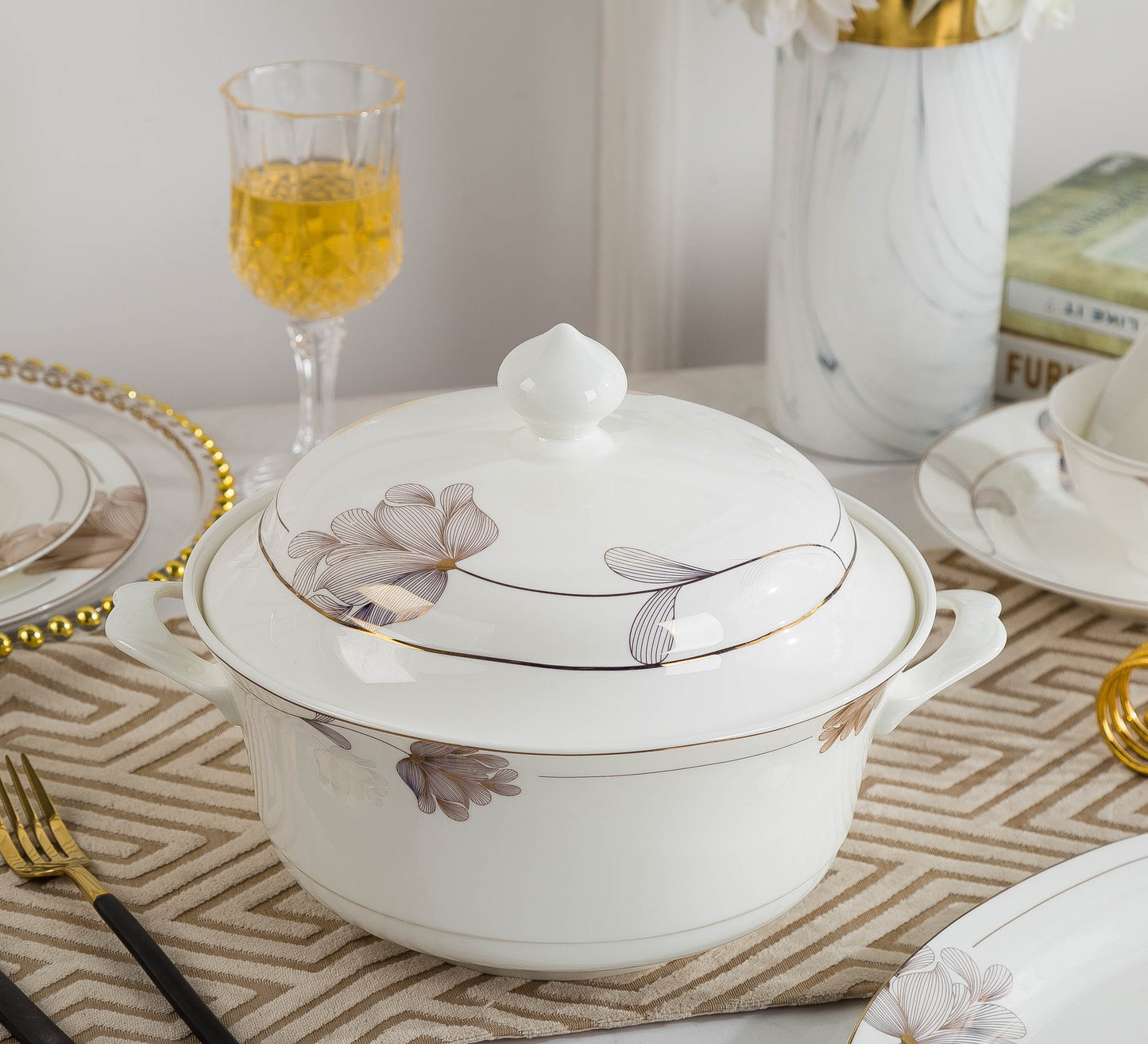 ‘Primrose’ 58-Piece Dinner Set