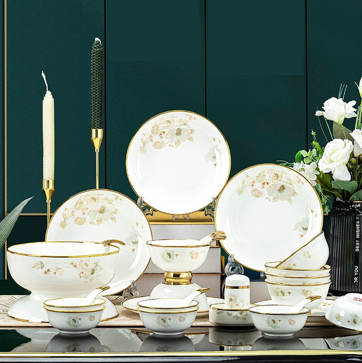 'Magnolia' 28-Piece Dinner Set