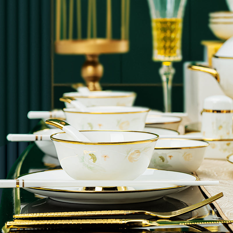 'Magnolia' 28-Piece Dinner Set