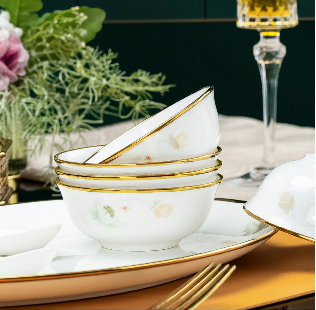 'Magnolia' 28-Piece Dinner Set