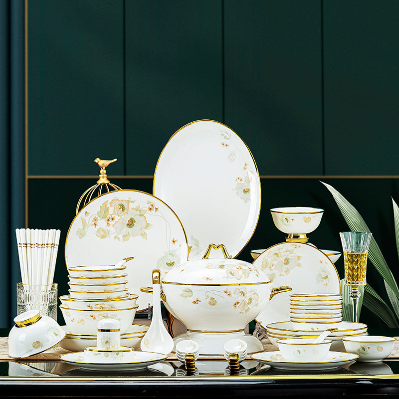 'Magnolia' 58-Piece Dinner Set