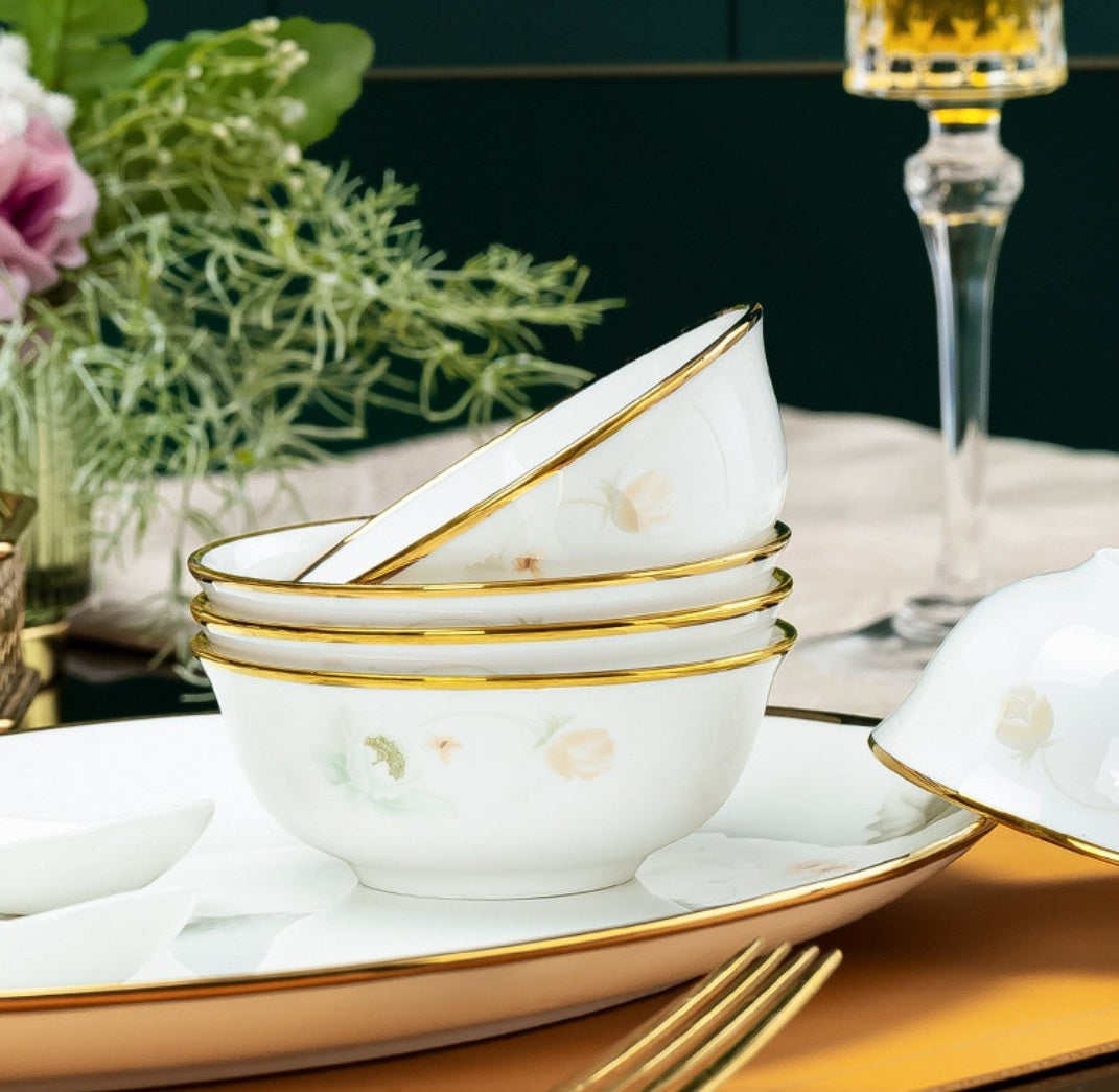 'Magnolia' 58-Piece Dinner Set