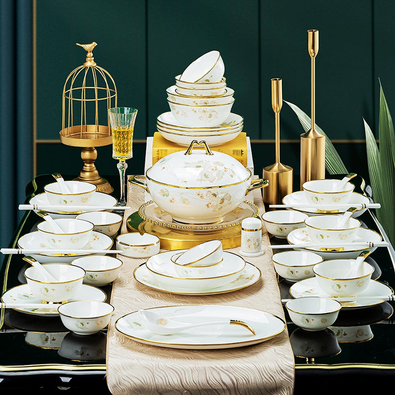 'Magnolia' 58-Piece Dinner Set