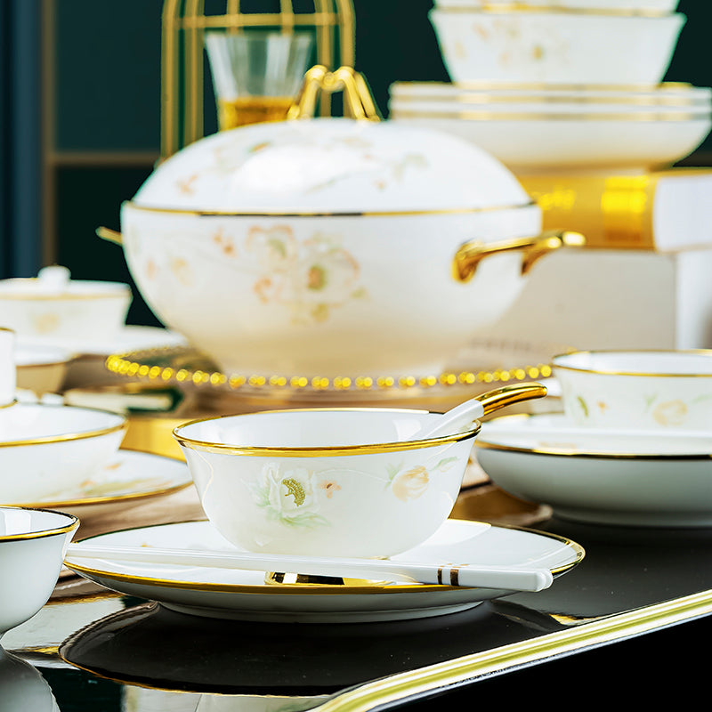 'Magnolia' 58-Piece Dinner Set