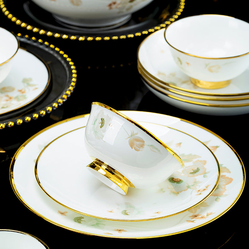 'Magnolia' 58-Piece Dinner Set