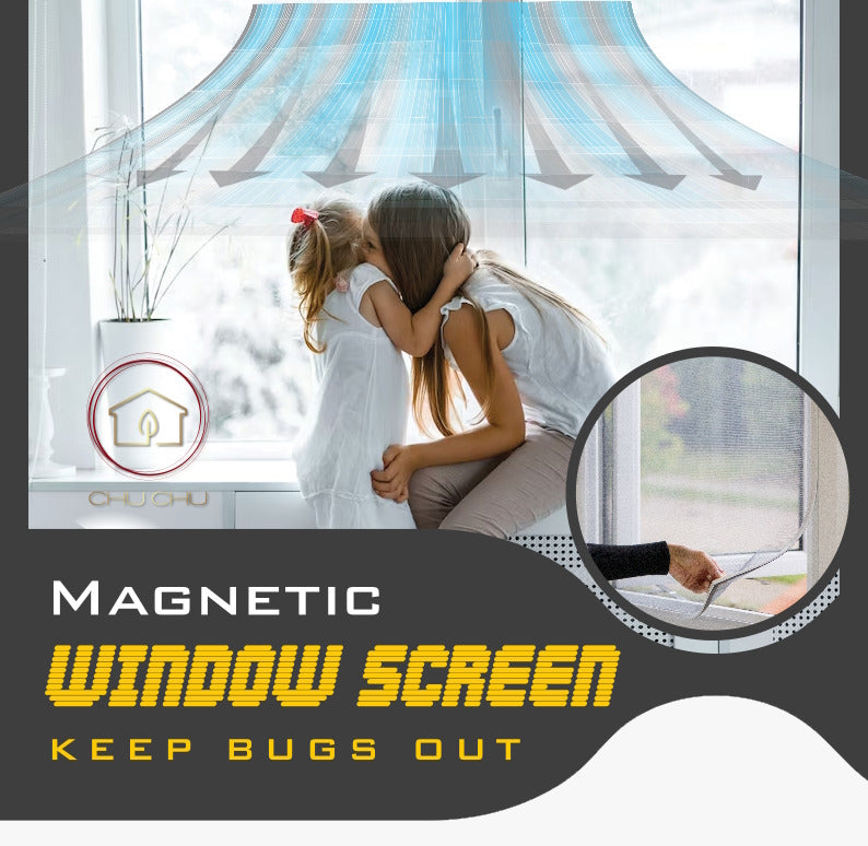 Magnetic Window Screen (Made-to-measure & On-site Installation Service Included)