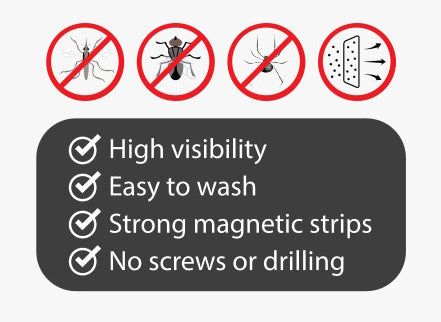 Magnetic Window Screen (Made-to-measure & On-site Installation Service Included)