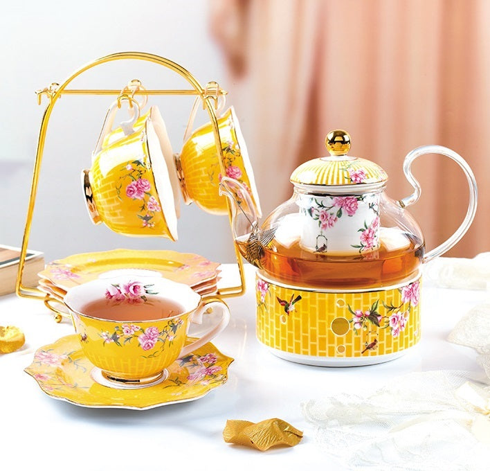 ‘Royal Elegance’ 10-Piece Porcelain Tea Set