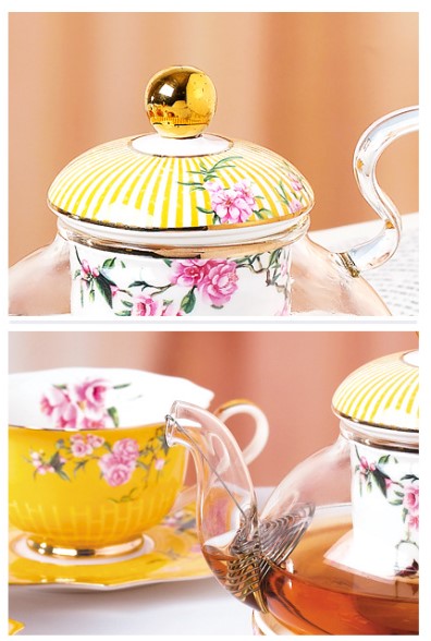 ‘Royal Elegance’ 10-Piece Porcelain Tea Set