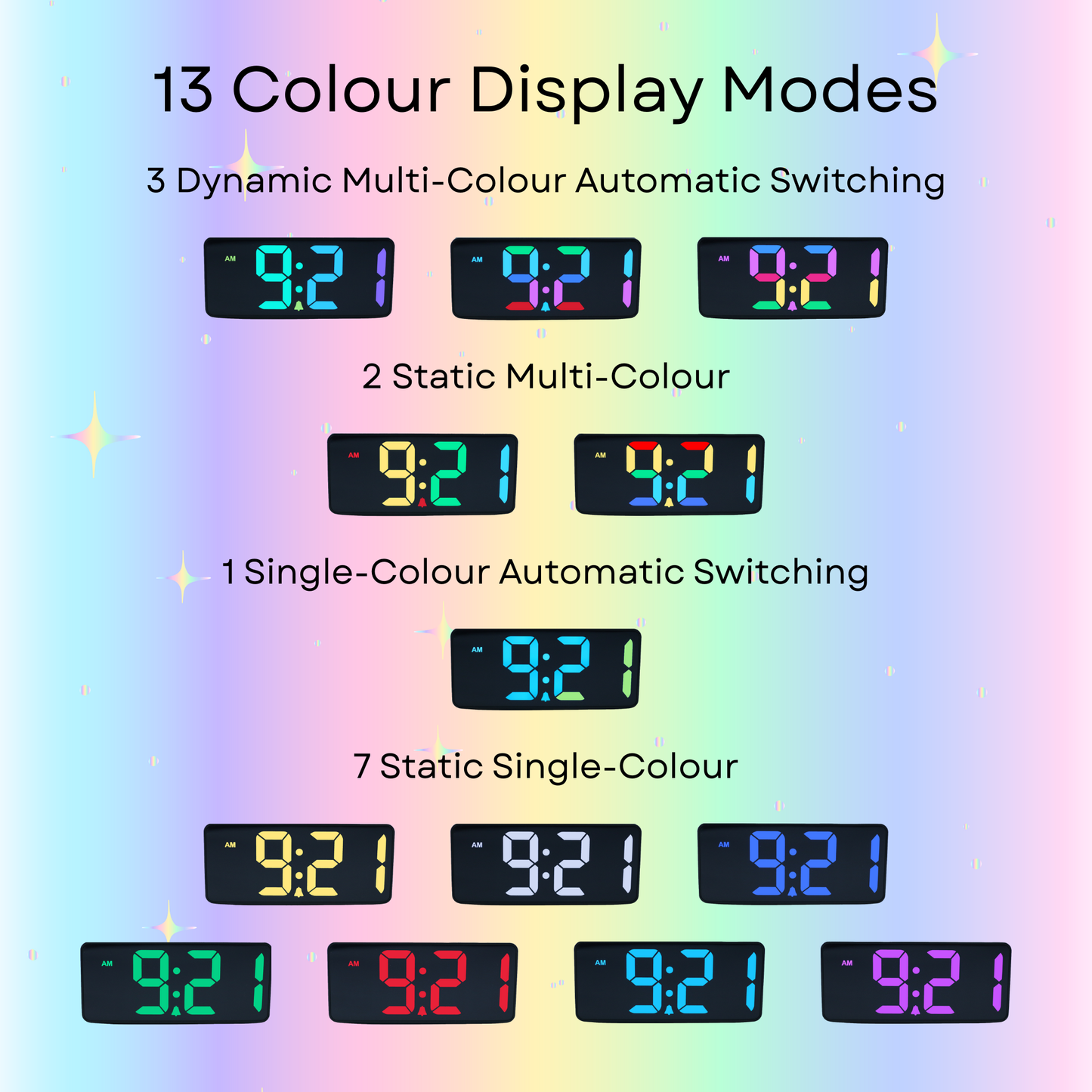 iMotion Rainbow Clock Chroma
